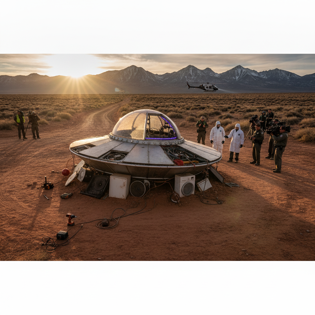 They just found a "half-baked UFO" right here in Colorado