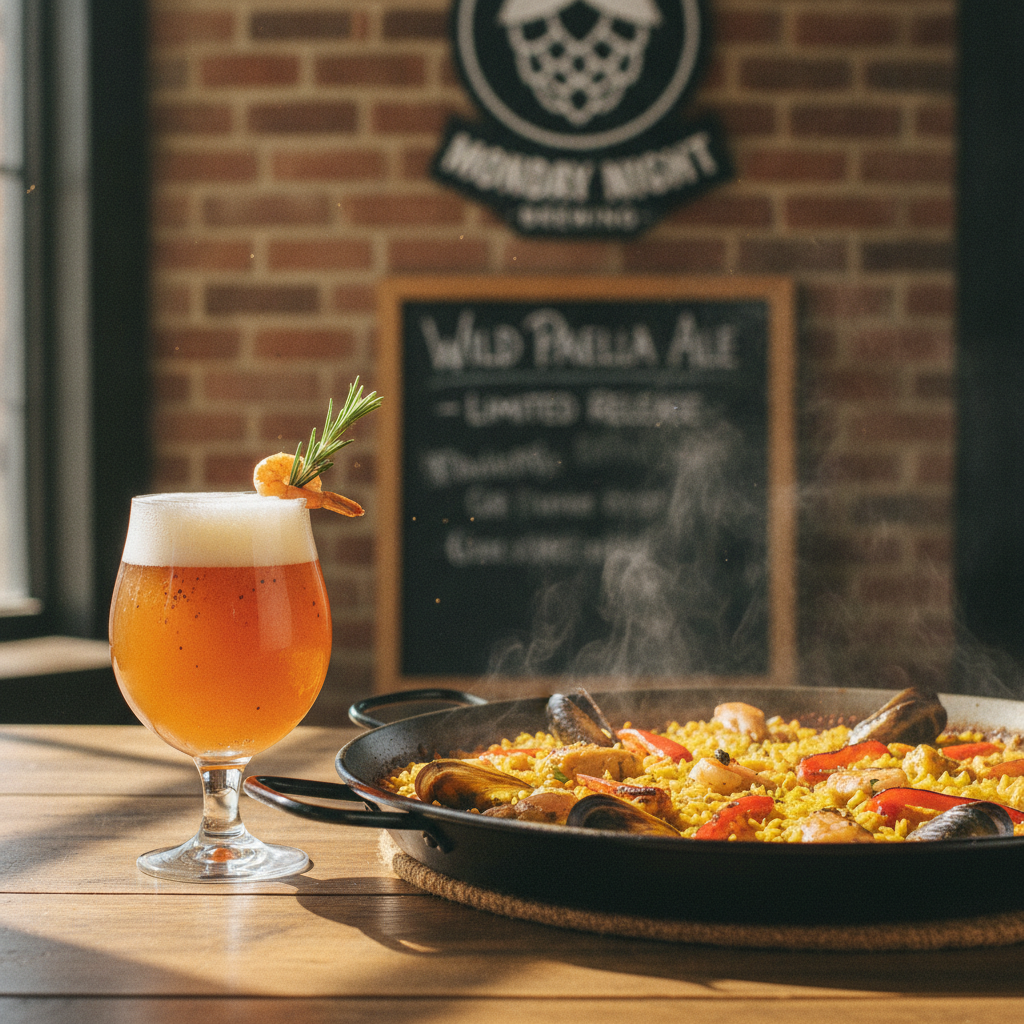 Atlanta's Monday Night Brewing just dropped a wild paella beer