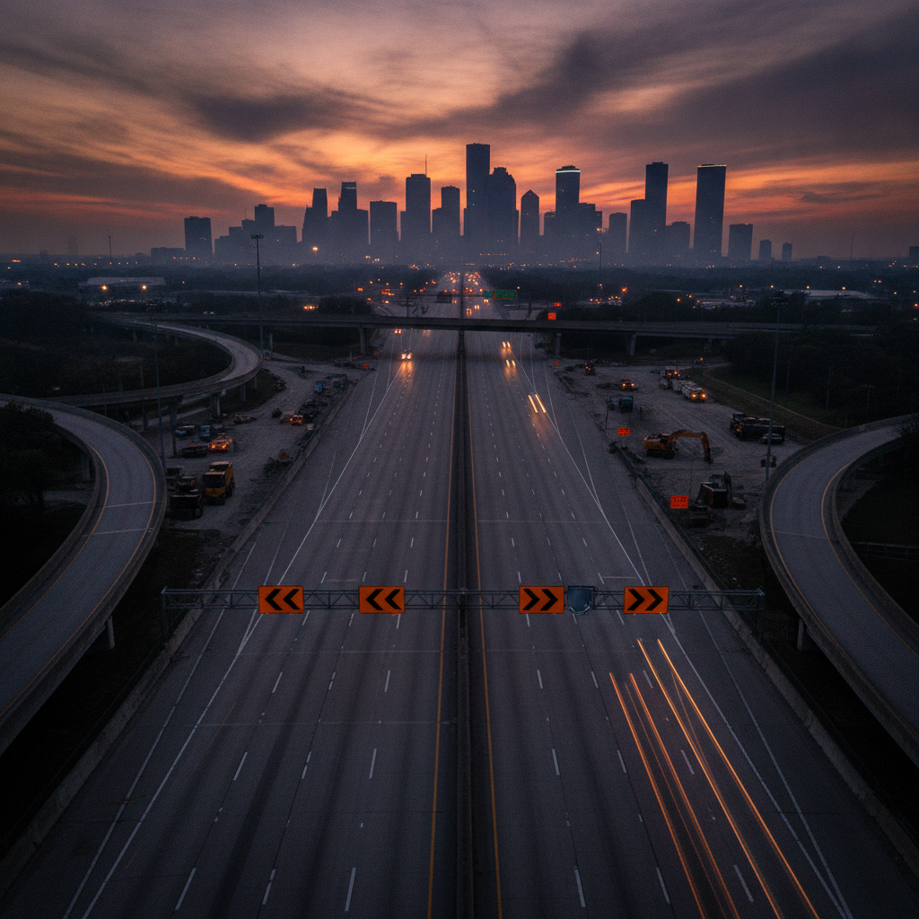 Your I-45 North Freeway commute is closing for 20 hours