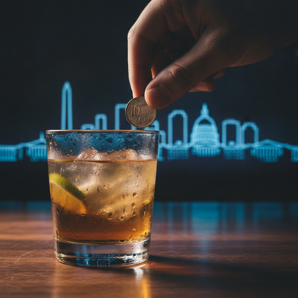 Your D.C. drinks might cost 10 cents more.