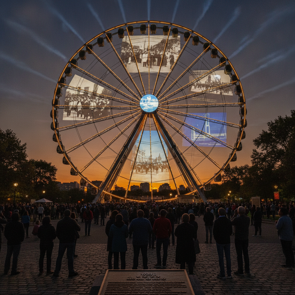 Your Liberty Park Ferris wheel just got a history lesson.