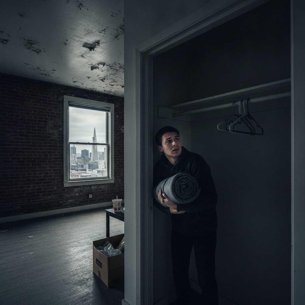 Your $65K San Francisco job won't even get you a closet.