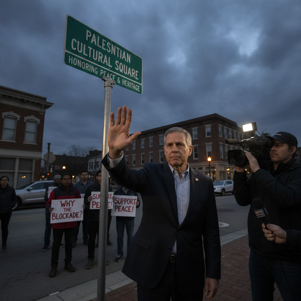 Your state senator is blocking a Palestinian street sign over THIS?