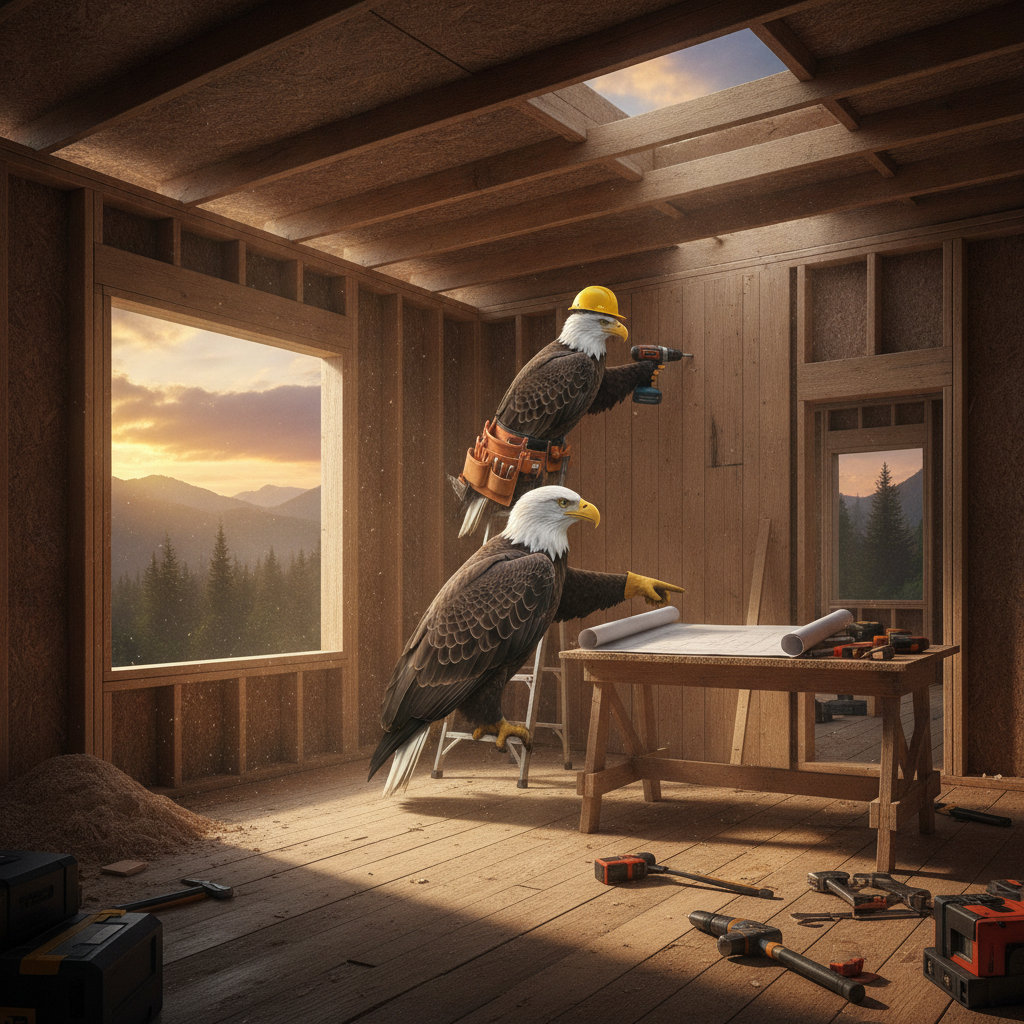 Your favorite Eagle is teaching you how to fix your house
