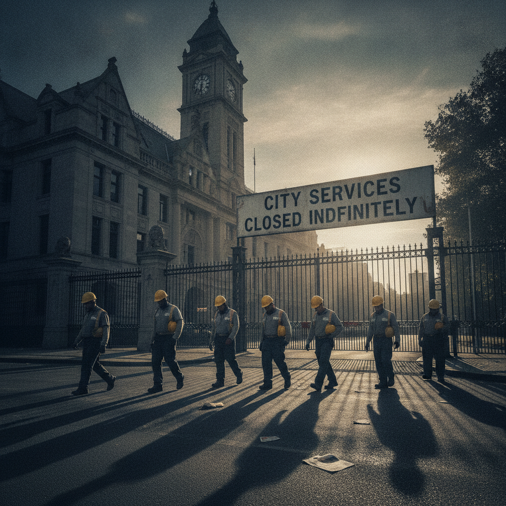Your city workers are taking unpaid days starting today.