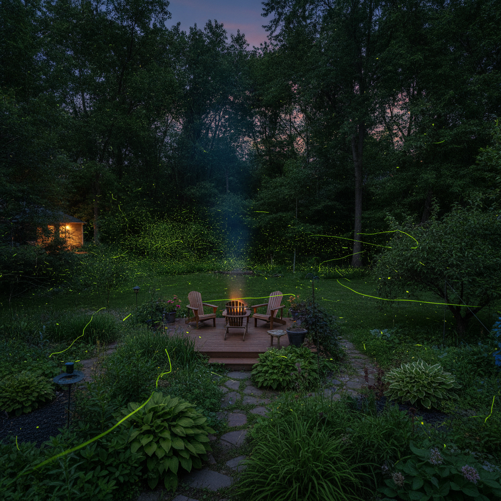 Your Columbus backyard is having a firefly party.