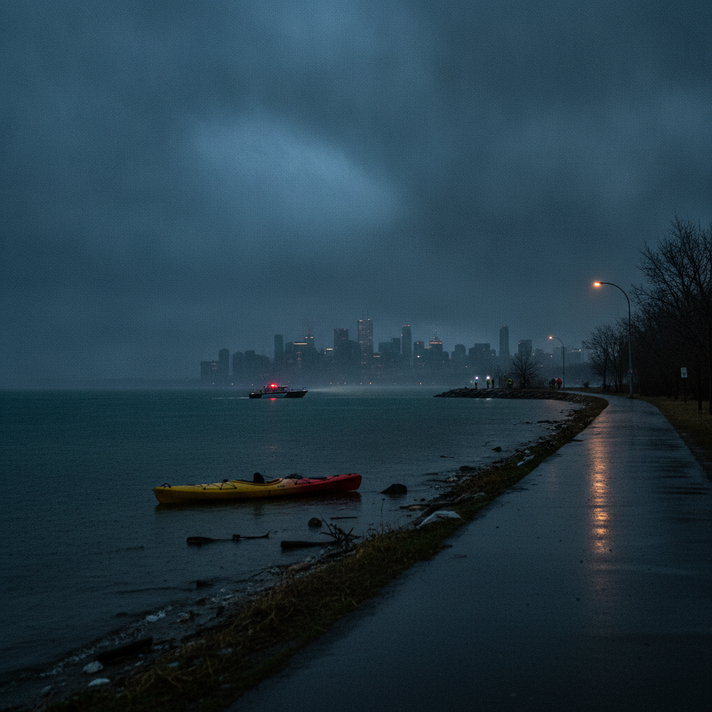 Your long weekend got dark near Tommy Thompson Park.