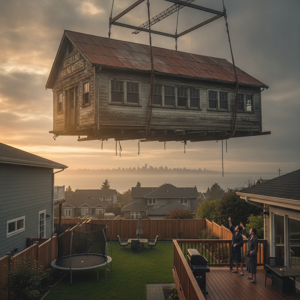 A WWII spa is floating into your Kitsilano backyard