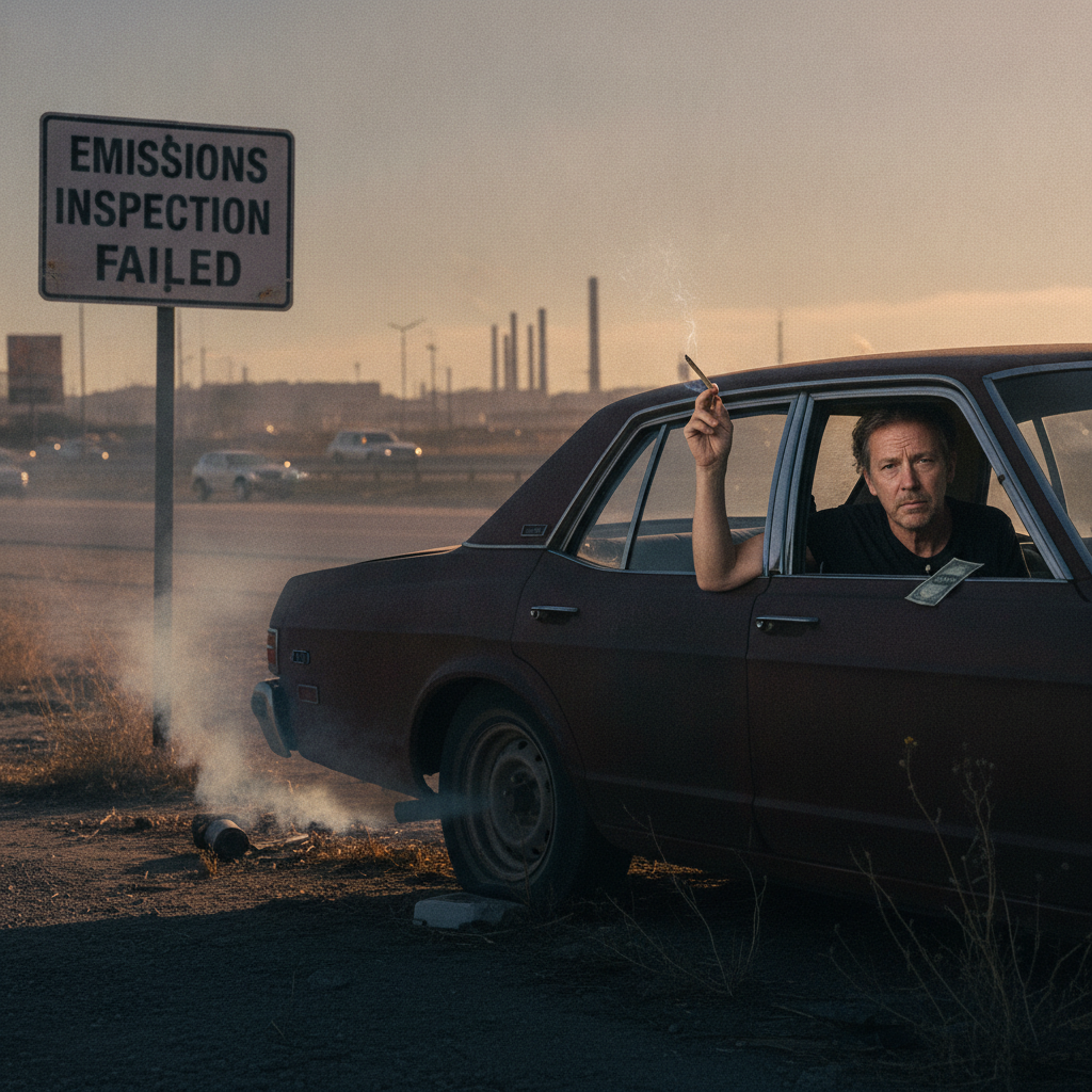 Your car failed emissions? Time for a dollar joint.