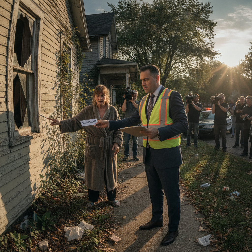 Your Mayor Mo Baydoun is personally giving out blight tickets