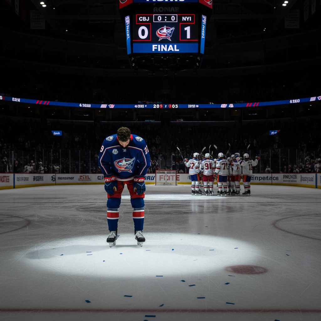 Here's what happened to the Columbus Blue Jackets last night (CBJ 0, NYI 1)