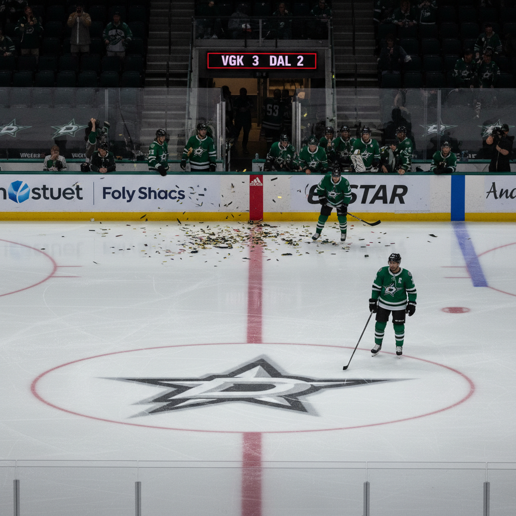 Here's what happened to the Dallas Stars last night (VGK 3, DAL 2)