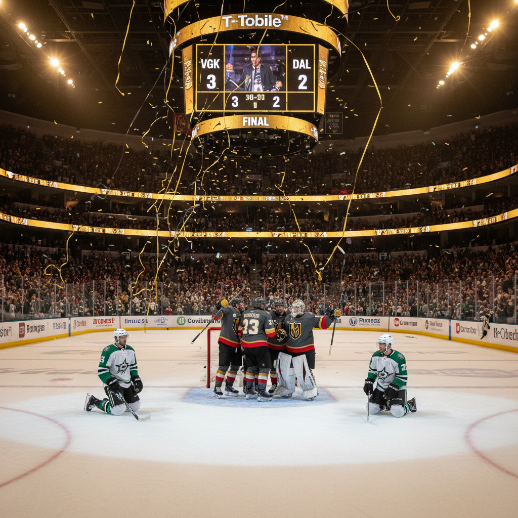 Here's what happened to the Vegas Golden Knights last night (VGK 3, DAL 2)