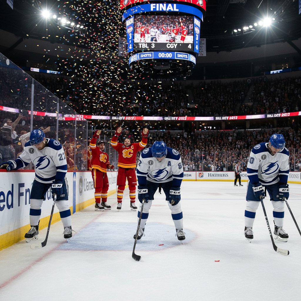 Here's what happened to the Tampa Bay Lightning last night (TBL 3, CGY 4)