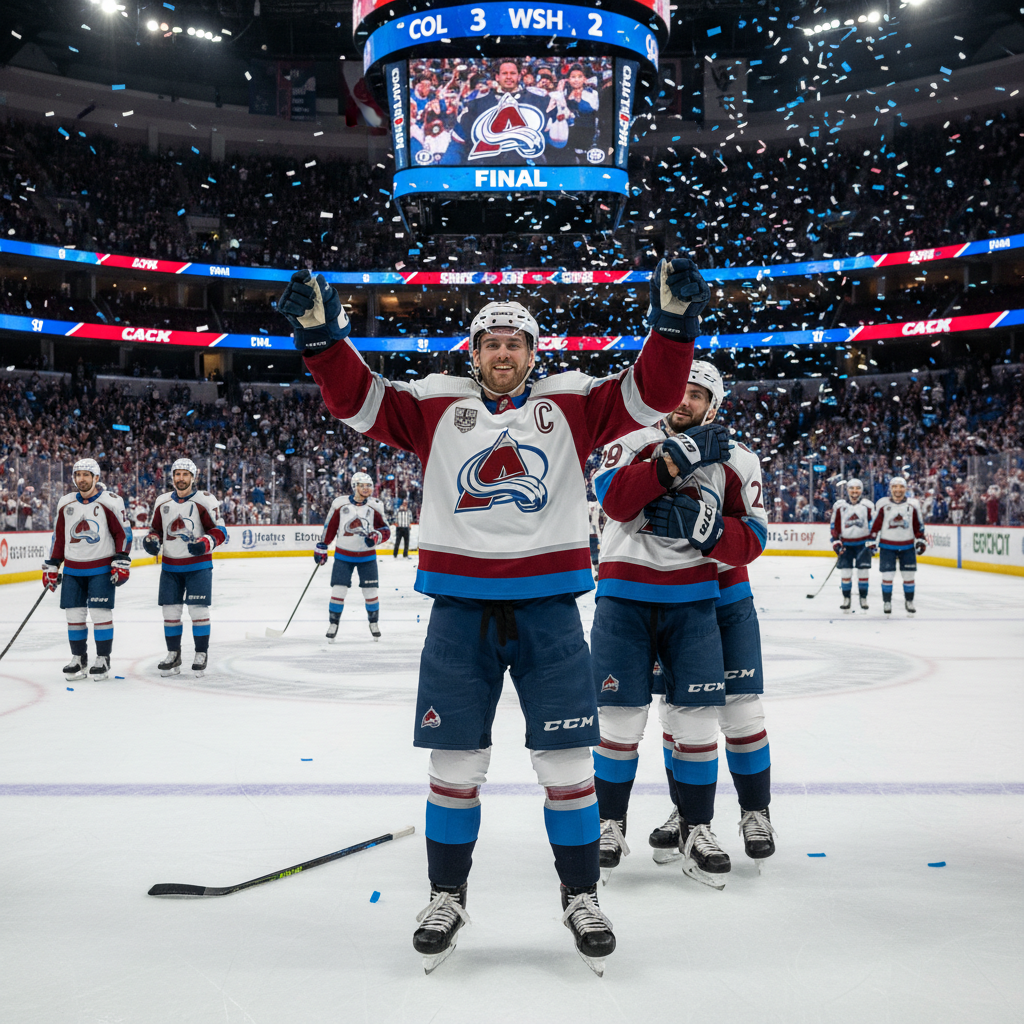 Here's what happened to the Colorado Avalanche last night (COL 3, WSH 2)