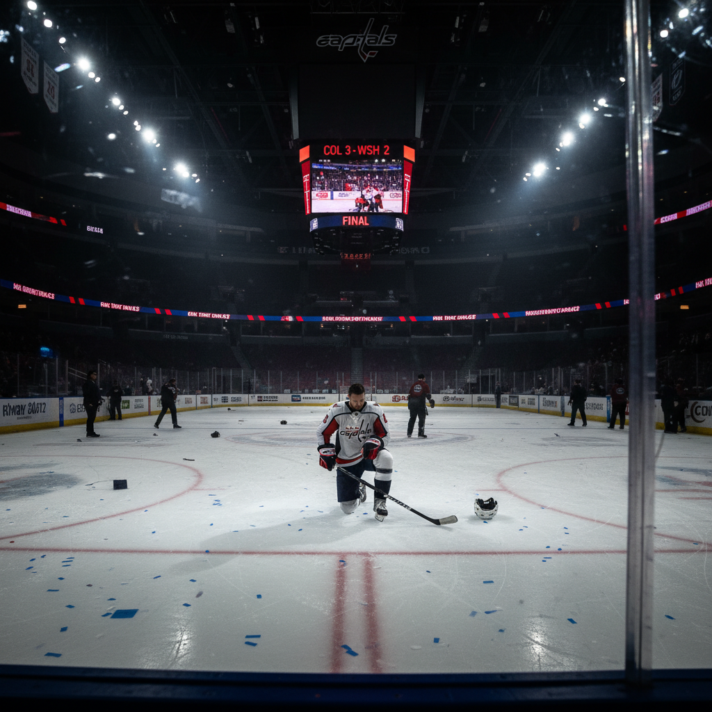 Here's what happened to the Washington Capitals last night (COL 3, WSH 2)