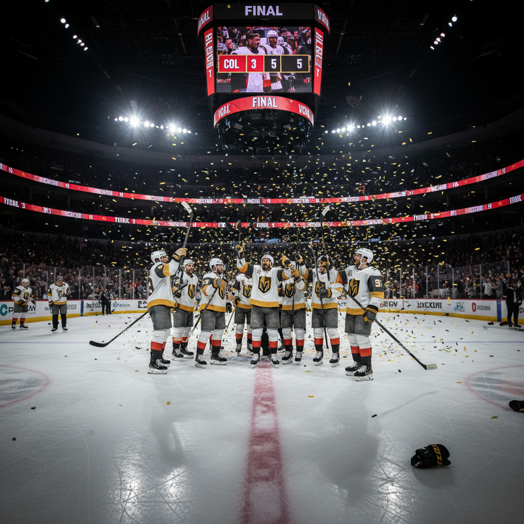 Here's what happened to the Vegas Golden Knights last night (COL 3, VGK 5)