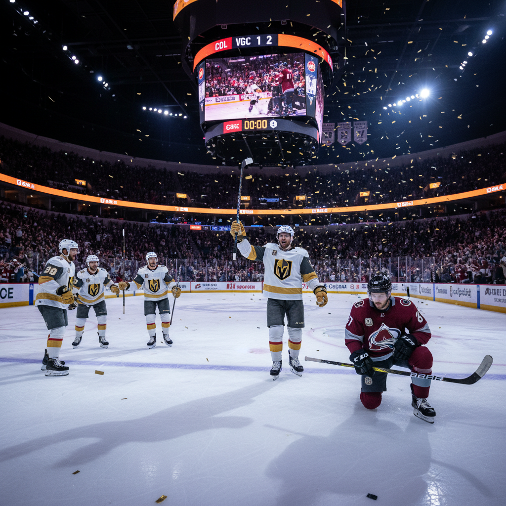 Here's what happened to the Vegas Golden Knights last night (COL 1, VGK 2)